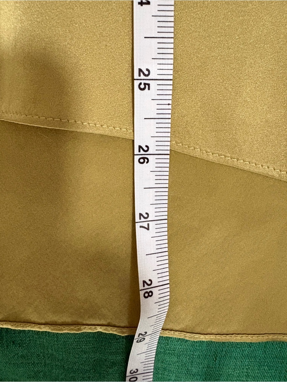 Eileen Fisher Silk Olive Green Slip Top - Picture 9 of 11